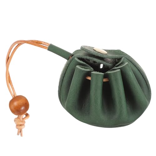 UPKOCH Würfeltasche Aus Hochwertigem Leder Dekorative Würfelbeutel Mit Kordelzug Tragbarer Würfel-Organizer Kleine Würfeltasche Für Spielwürfel Und Schmuckaufbewahrung von UPKOCH