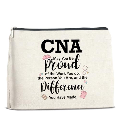 UPNEGE CNA Make-up-Tasche, Geschenke für Frauen, zertifizierte Pflegeassistentin, Geschenke für Geburtstag, Weihnachten, Ruhestand, Krankenschwester, Geschenk, Kosmetiktasche, Reißverschlusstasche UPNEGE CNA Make-up-Tasche, Geschenke für Frauen, zertifizierte Pflegeassistentin, Geschenke für Geburtstag, Weihnachten, Ruhestand, Krankenschwester, Geschenk, Kosmetiktasche, Reißverschlusstasche von UPNEGE