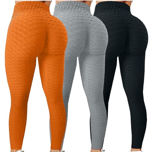 3er Pack Sport Leggings Damen High Waist Boom Booty Scrunch Butt Leggings Push Up Boot Yogahose Leggins Blickdicht Hosen Sportleggins Yoga Laufhose Bauchweg Sporthose Freizeithose Jogginghose 3er Pack Sport Leggings Damen High Waist Boom Booty Scrunch Butt Leggings Push Up Boot Yogahose Leggins Blickdicht Hosen Sportleggins Yoga Laufhose Bauchweg Sporthose Freizeithose Jogginghose von UPOI