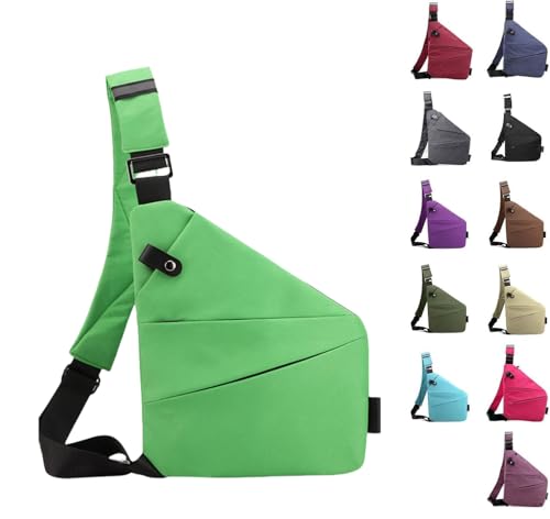 Anti Diebstahl Tasche,Umhängetasche Damen Schultertasche Anti-Diebstahl Diebstahlsichere Reisetasche Brusttasche Anti Theft Travel Sling Bag Bodybag Crossbody Bag für Männer Und Frauen von UPOI