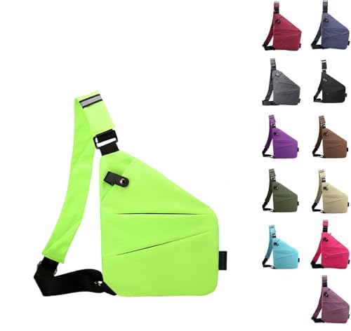 Anti Diebstahl Tasche,Umhängetasche Damen Schultertasche Anti-Diebstahl Diebstahlsichere Reisetasche Brusttasche Anti Theft Travel Sling Bag Bodybag Crossbody Bag für Männer Und Frauen von UPOI