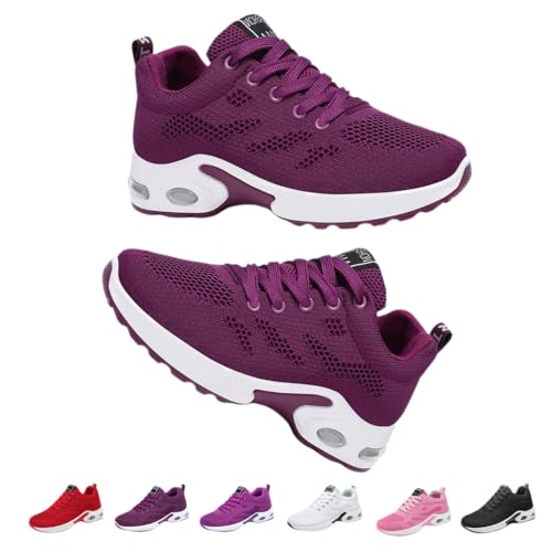 Orthocare Schuhe Damen Orthopädische Ergonomische Schmerzlinderungs-Schuhe Laufschuhe Sommer Atmungsaktive Joggingschuhe Bergexperten Sneaker Leichte Sportschuhe Turnschuhe für Frauen Walkingschuhe von UPOI