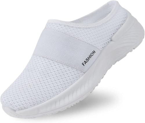 Orthopädische Schuhe Damen Luftkissen Hausschuhe Mesh Sandalen Air Cushion Slip On Sneakers Diabetiker Turnschuhe Freizeit Leicht Schlupfschuhe Frauen Breite Füße Damensandalen Outdoor-Walkingschuhe von UPOI