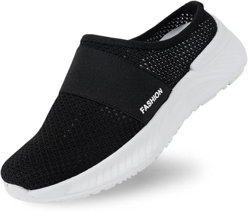 Orthopädische Schuhe Damen Luftkissen Hausschuhe Mesh Sandalen Air Cushion Slip On Sneakers Diabetiker Turnschuhe Freizeit Leicht Schlupfschuhe Frauen Breite Füße Damensandalen Outdoor-Walkingschuhe von UPOI