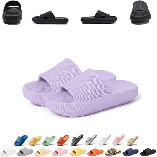Pummy Damen Original Sommer Hausschuhe Cozislides Unisex Badeschuhe Herren Wolkenschuhe Home Slippers Rutschfeste Pantoletten Flip Flops Badelatschen Schlappen Weich Badeschlappen Sommerschuhe Slides von UPOI