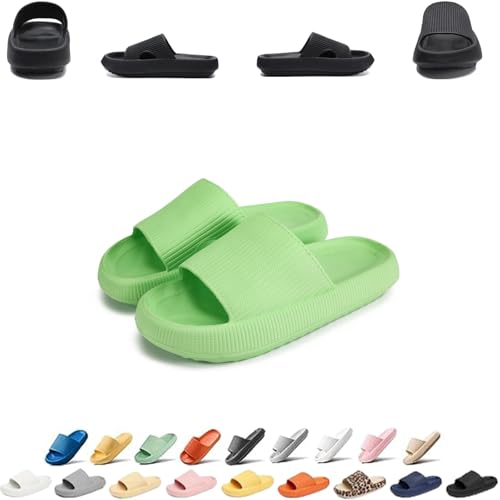 Pummy Damen Original Sommer Hausschuhe Cozislides Unisex Badeschuhe Herren Wolkenschuhe Home Slippers Rutschfeste Pantoletten Flip Flops Badelatschen Schlappen Weich Badeschlappen Sommerschuhe Slides von UPOI