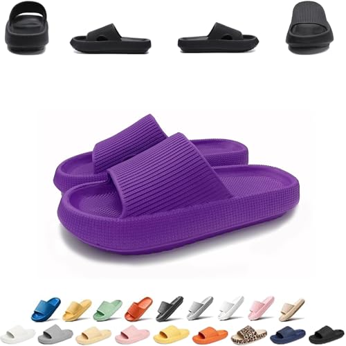 Pummy Damen Original Sommer Hausschuhe Cozislides Unisex Badeschuhe Herren Wolkenschuhe Home Slippers Rutschfeste Pantoletten Flip Flops Badelatschen Schlappen Weich Badeschlappen Sommerschuhe Slides von UPOI