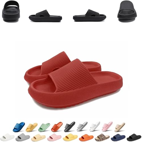 Pummy Damen Original Sommer Hausschuhe Cozislides Unisex Badeschuhe Herren Wolkenschuhe Home Slippers Rutschfeste Pantoletten Flip Flops Badelatschen Schlappen Weich Badeschlappen Sommerschuhe Slides von UPOI