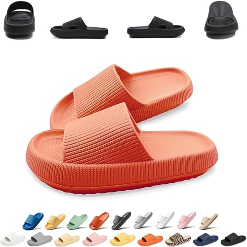 Pummy Damen Original Sommer Hausschuhe Cozislides Unisex Badeschuhe Herren Wolkenschuhe Home Slippers Rutschfeste Pantoletten Flip Flops Badelatschen Schlappen Weich Badeschlappen Sommerschuhe Slides von UPOI