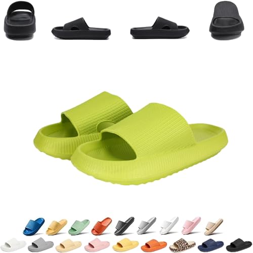 Pummy Damen Original Sommer Hausschuhe Cozislides Unisex Badeschuhe Herren Wolkenschuhe Home Slippers Rutschfeste Pantoletten Flip Flops Badelatschen Schlappen Weich Badeschlappen Sommerschuhe Slides von UPOI