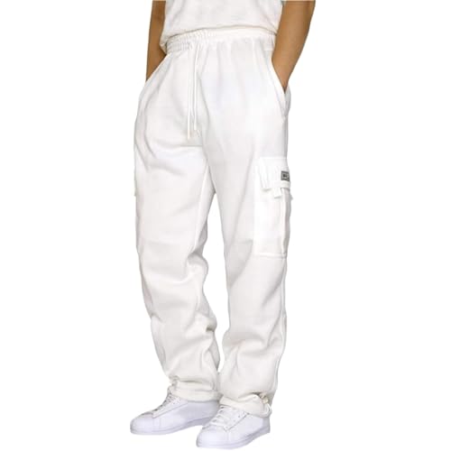 UPOI Baggy Jogginghose Herren Breite Jogging Hose Weites Bein Baumwolle Elastische Taille Sweatpants Lang Sporthose Sweat Pants Men Winter Warme Männer Sweathose Mit Taschen UPOI Baggy Jogginghose Herren Breite Jogging Hose Weites Bein Baumwolle Elastische Taille Sweatpants Lang Sporthose Sweat Pants Men Winter Warme Männer Sweathose Mit Taschen von UPOI