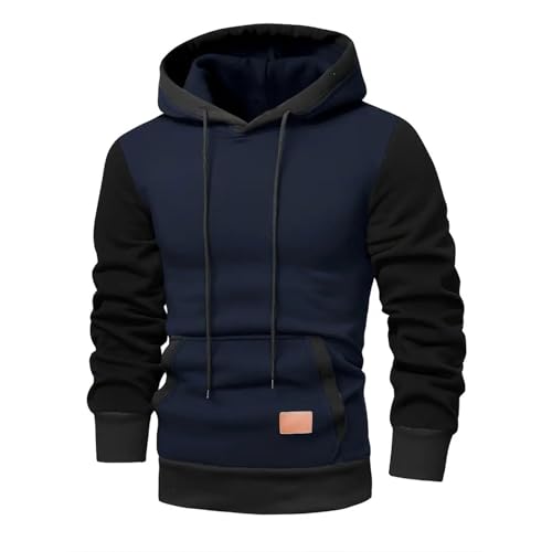 UPOI Hoodie Herren Kapuzenpullover Winter Fleecepullover Langarm Farbblock Sweatshirt Warm Pullover mit Kapuze Winterpullover Casual Mode Kordelzug Hoody mit Tasche UPOI Hoodie Herren Kapuzenpullover Winter Fleecepullover Langarm Farbblock Sweatshirt Warm Pullover mit Kapuze Winterpullover Casual Mode Kordelzug Hoody mit Tasche von UPOI