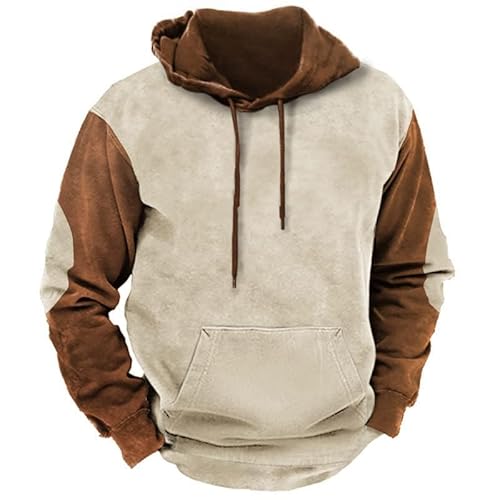UPOI Hoodie Herren Sweatshirt Langarm Kapuzenpullover mit Kapuze Männer Sweatshirt Herbst Winter Oberteile Kapuzenshirt Streetwear Mit Taschen von UPOI
