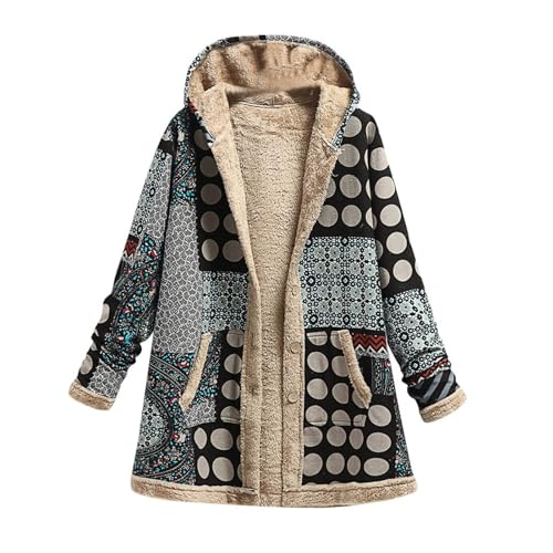 UPOI Jacke Damen Boho Bunt Mantel Warm Winterjacke Lang Bunt Hippie Blumendruck Übergangsjacke Vintage Jacke Winter Outwear Parka Kapuzenjacke Oversized Outdoorjacke Langarm Plüschjacke UPOI Jacke Damen Boho Bunt Mantel Warm Winterjacke Lang Bunt Hippie Blumendruck Übergangsjacke Vintage Jacke Winter Outwear Parka Kapuzenjacke Oversized Outdoorjacke Langarm Plüschjacke von UPOI