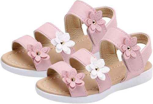 UPOI Sandalen Mädchen,Kinder Strandschuhe Sommerschuhe mit Fussbett Modische Outdoor Trekking Kindersandalen Leicht Rutschfest Sandals Barfuss Sandaletten Kinderschuhe von UPOI