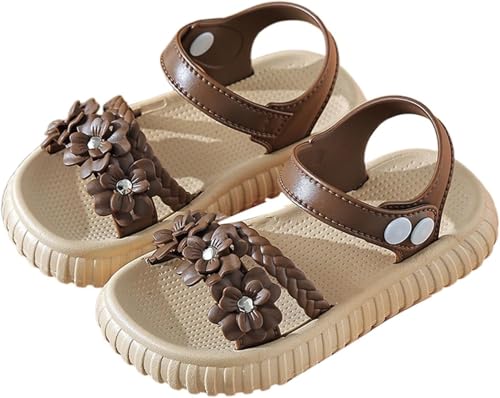 UPOI Sandalen Mädchen,Kinder Strandschuhe Sommerschuhe mit Fussbett Modische Outdoor Trekking Kindersandalen Leicht Rutschfest Sandals Barfuss Sandaletten Kinderschuhe von UPOI