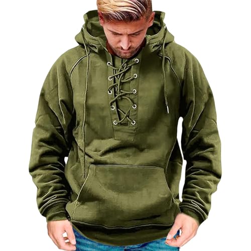 UPOI Taktischer Herren-Kapuzenpullover mit halbem Reißverschluss, Militär-Stil, mehrere Taschen, Outdoor, lässiges Farbblock-Sweatshirt, warmer Fleece-Pullover, schwerer Kampf-Kapuzenpullover für den von UPOI