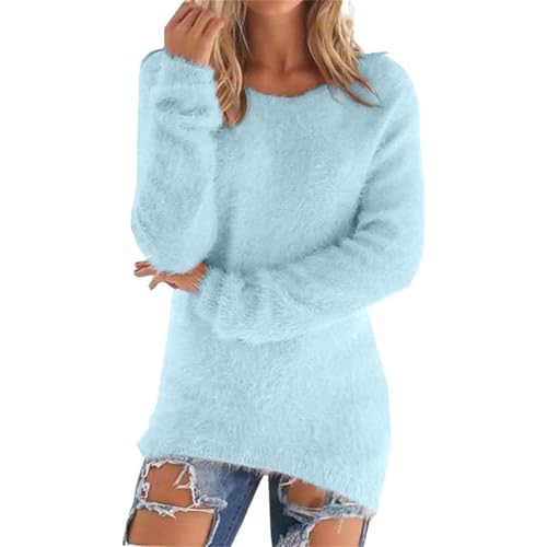 UPOI Teddy Fleece Pullover Damen Grosse Grössen Fleecepullover Einfarbig Rundhals Sweatshirt Ohne Kapuze Langarm Winterpullover Warm Oberteil Casual Sweatshirt Thermo Shirt Damen UPOI Teddy Fleece Pullover Damen Grosse Grössen Fleecepullover Einfarbig Rundhals Sweatshirt Ohne Kapuze Langarm Winterpullover Warm Oberteil Casual Sweatshirt Thermo Shirt Damen von UPOI