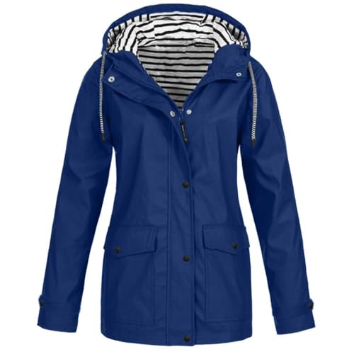 UPOI Übergangsjacke Damen Regenjacke Wasserdicht Regenmantel Windbreaker mit Kapuze Fahrradjacke Regencape Regenjacken Windjacke Wanderjacke Outdoor Jacken Radjacke Regenponcho Große Größe S - 5XL UPOI Übergangsjacke Damen Regenjacke Wasserdicht Regenmantel Windbreaker mit Kapuze Fahrradjacke Regencape Regenjacken Windjacke Wanderjacke Outdoor Jacken Radjacke Regenponcho Große Größe S - 5XL von UPOI