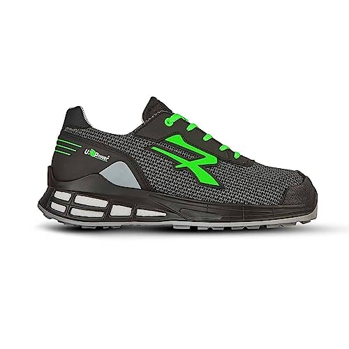 U-POWER Chaussures de sécurité Basses Dakota S3 SRC CI ESD - Noir/Vert 40 - Chaussures de sécurité von UPOWER