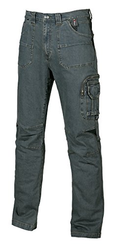 U-Power Herrenjeans, Rostdesign, gerade geschnittene Hose, bequemer Baumwollstoff, Smart Fit, Freizeitkleidung, Multi_Pockets, Hose mit geradem Bein - RUST JEANS von UPOWER