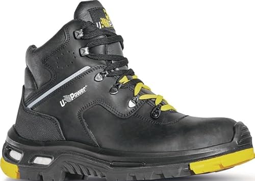 U-Power - Chaussures de sécurité hautes Ultra résistantes Ronan - Environnements exigeants - S3 SRC ESD CI 43 Noir/Jaune von U Power