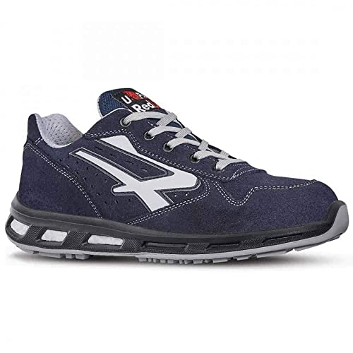 U-Power Red Lion Emotion, Unisex-Sicherheitsschuhe, leichte, flexible, pannensichere Lederturnschuhe, mit Infinergy-Einsatz, mit Aluminium-Zehenkappen - Blue 41 von UPOWER