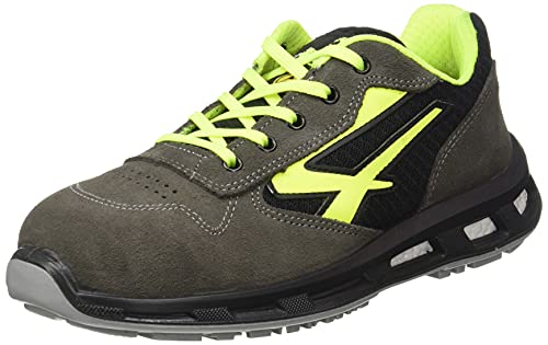 U-Power Red Lion® Yellow, Sicherheitsschuhe aus Leder, leichte, durchtrittsichere Unisex-Turnschuhe, Bastsohle, Infinergy-Einsatz, mit Aluminium-Zehenkappen - Yellow 46 von U Power