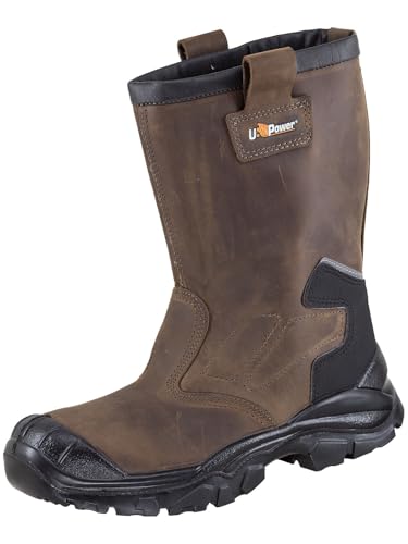 Upower Unisex Rr4038444 U Power Rock Roll Winterstiefel Alaska UK S3 CI SRC Gr e 44, Schwarz, 44 EU von UPOWER