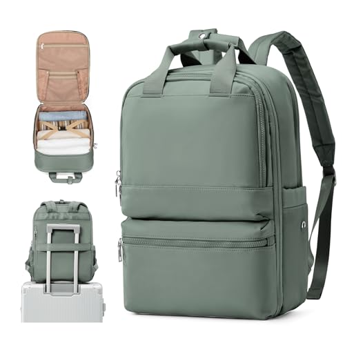 UPPACK Handgepäck Rucksack Damen Travel Backpack 40x20x25 für Ryanair Reiserucksack Daypacks Mädchen Rucksack Wasserdicht Business Rucksack Damen Weekendertasche Armeegrün von UPPACK