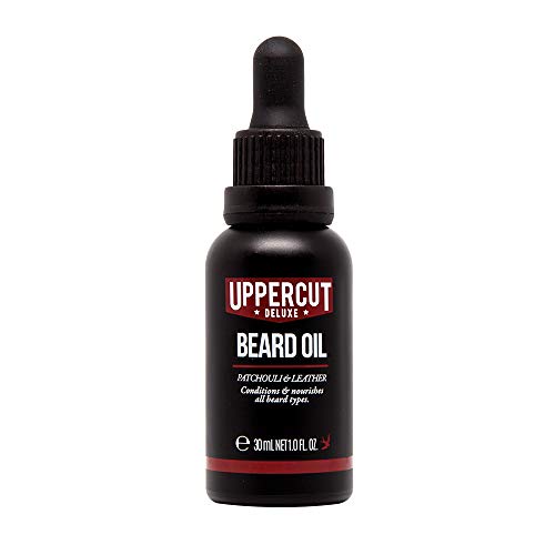 Uppercut Deluxe Beard Oil for Men, Pflegendes Bartöl mit Leichtem Halt für Herren, Macht den Bart Weich und Pflegt Ihn mit Ätherischen Ölen, 30ml von UPPERCUT DELUXE
