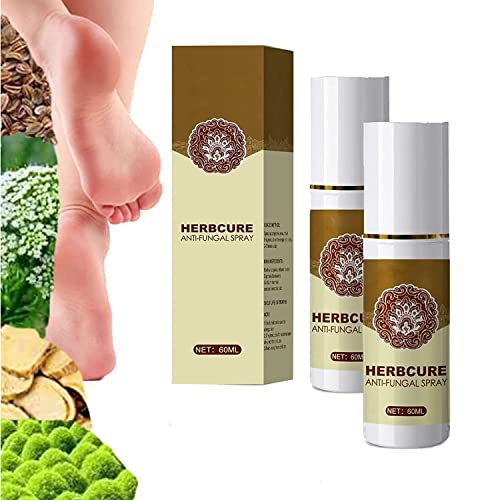 2pcs Fungal Combat Feet Spray, Anti-Fungal Toe Spray, Anti Fungal Infections Athlete's Foot Spray, Prevent Itchiness Antiperspirant Foot Odor Eliminator for Women Men von Bizzico