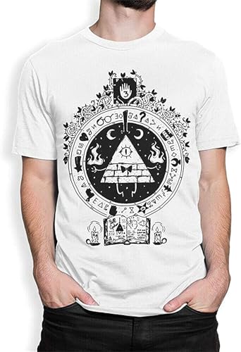Bill Cipher Gravity Falls Art T-Shirt en Coton White Bill Cipher Gravity Falls Art T-Shirt en Coton White von UQSQYDIYO