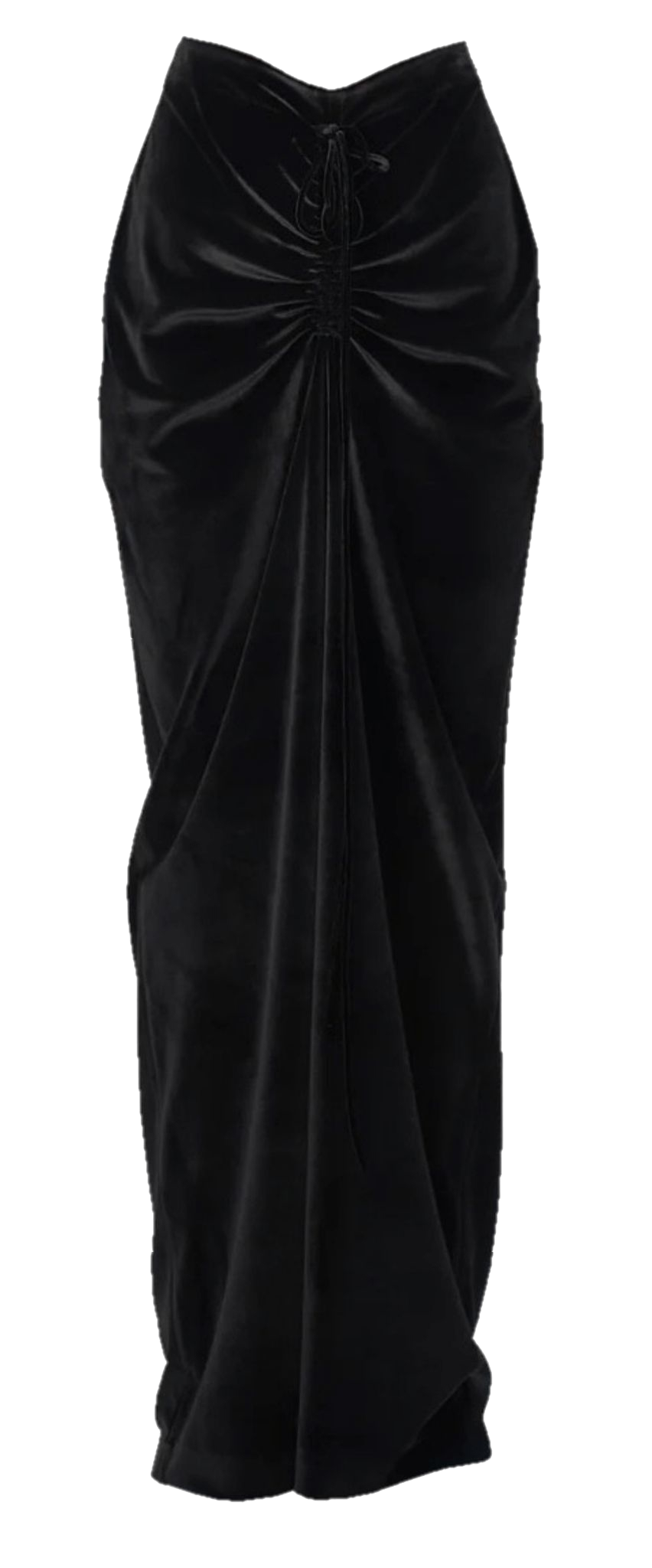 Eva V Skirt - Black - S - URA - Maxi skirts von URA