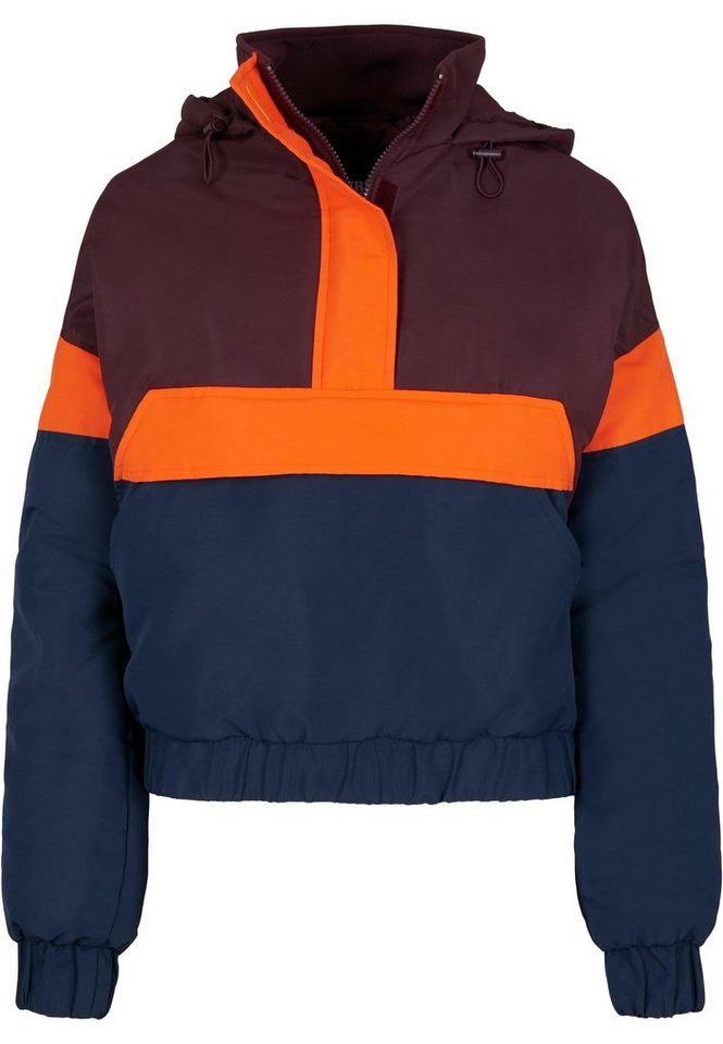 URBAN CLASSICS Allwetterjacke Urban Classics Damen Ladies 3-Tone Neon Mix Pull Over Jacket (1-St) von URBAN CLASSICS