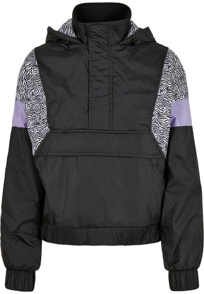 URBAN CLASSICS Allwetterjacke Urban Classics Damen Ladies AOP Mixed Pull Over Jacket (1-St) von URBAN CLASSICS