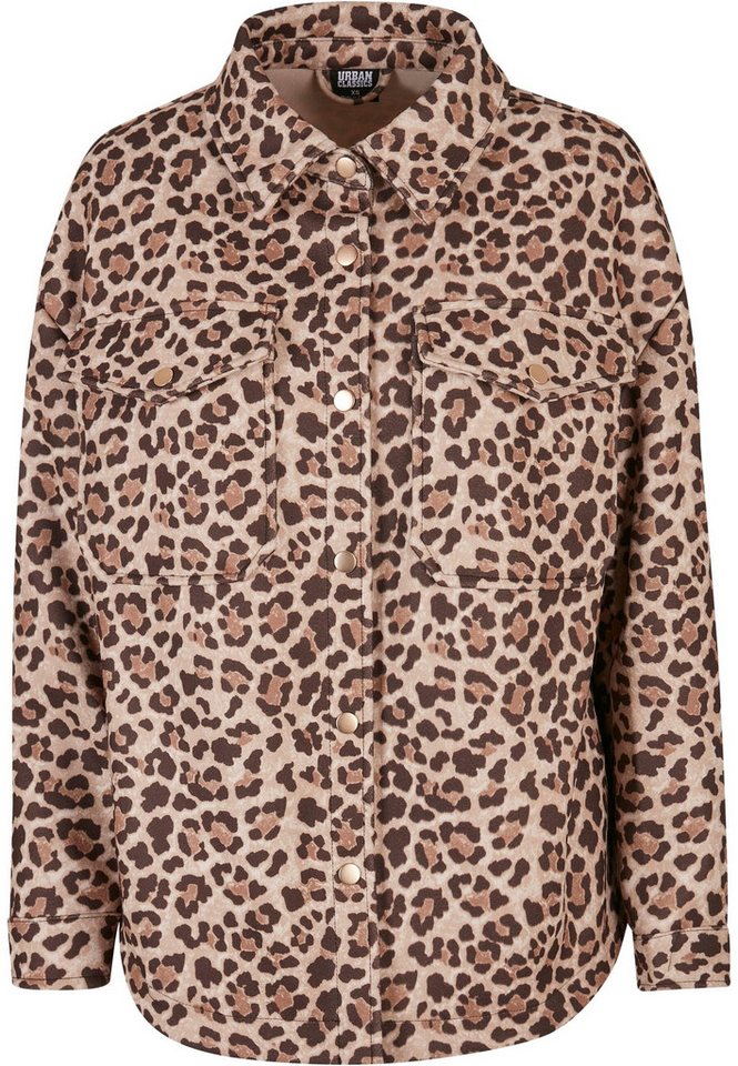 URBAN CLASSICS Allwetterjacke Urban Classics Damen Ladies AOP Overshirt (1-St) von URBAN CLASSICS