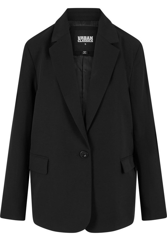 URBAN CLASSICS Allwetterjacke Urban Classics Damen Ladies Basic Blazer (1-St) von URBAN CLASSICS