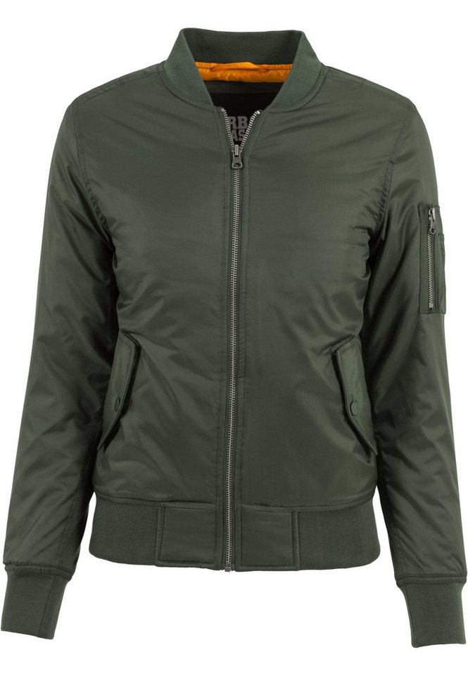 URBAN CLASSICS Allwetterjacke Urban Classics Damen Ladies Basic Bomber Jacket (1-St) von URBAN CLASSICS