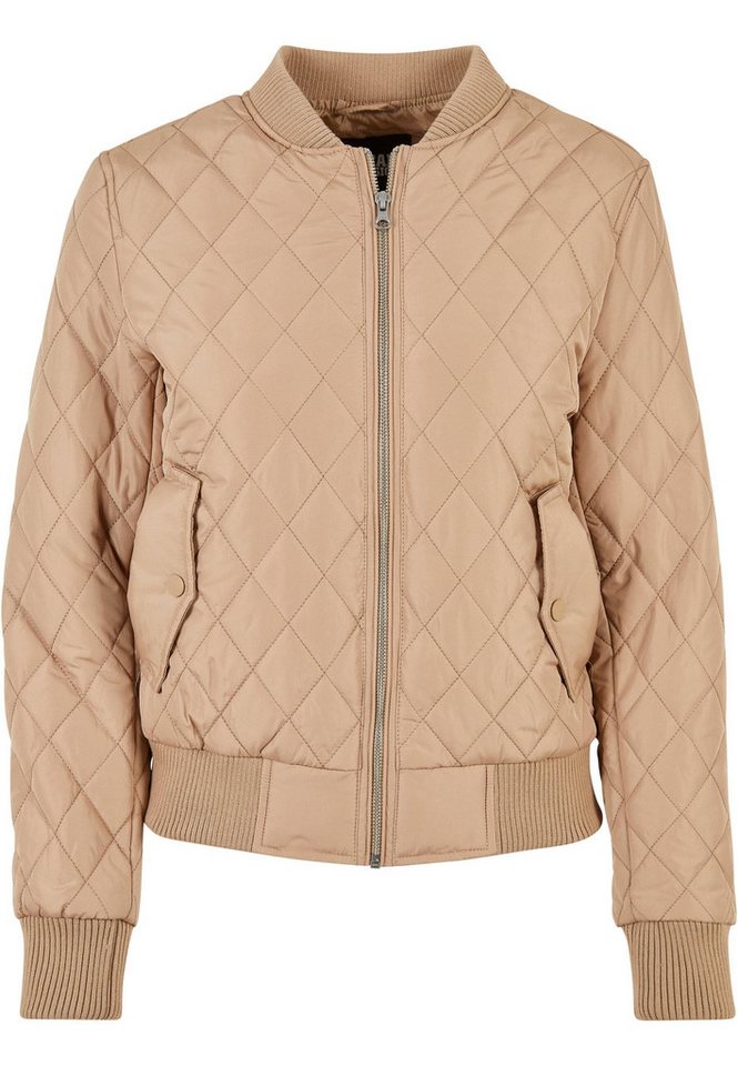 URBAN CLASSICS Allwetterjacke Urban Classics Damen Ladies Diamond Quilt Nylon Jacket (1-St) von URBAN CLASSICS