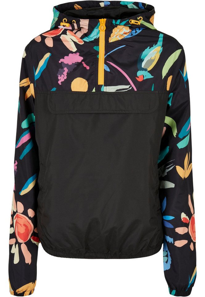 URBAN CLASSICS Allwetterjacke Urban Classics Damen Ladies Mixed Pull Over Jacket (1-St) von URBAN CLASSICS