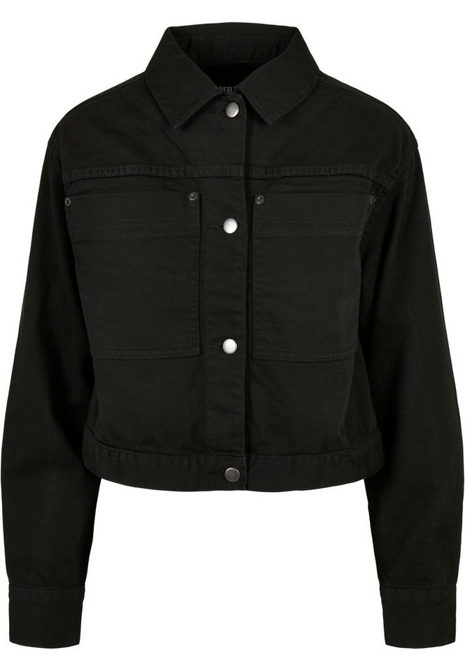 URBAN CLASSICS Allwetterjacke Urban Classics Damen Ladies Short Boxy Worker Jacket (1-St) von URBAN CLASSICS