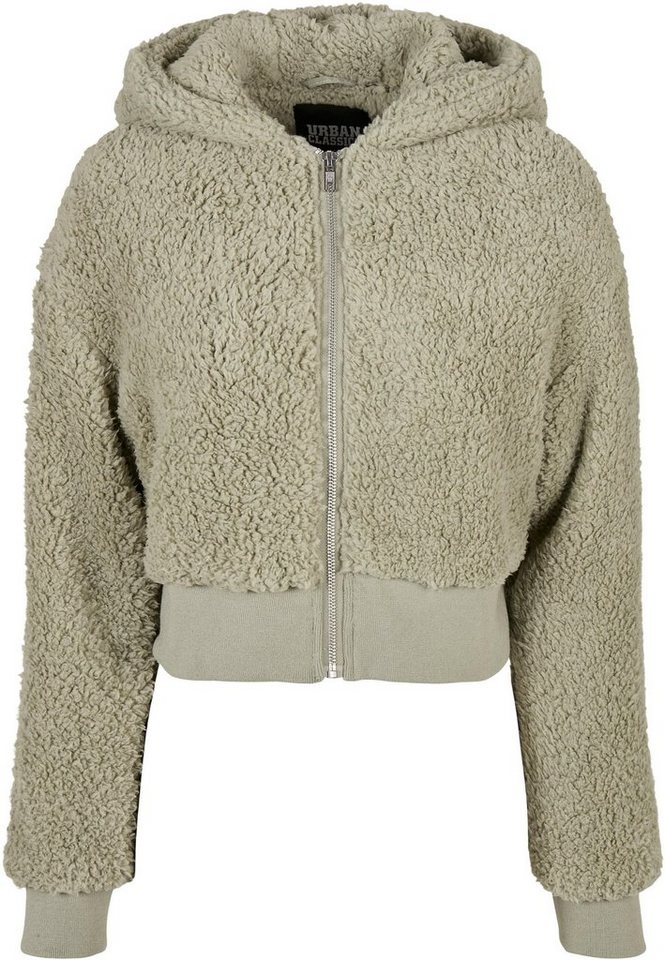 URBAN CLASSICS Allwetterjacke Urban Classics Damen Ladies Short Oversized Sherpa Jacket (1-St) von URBAN CLASSICS