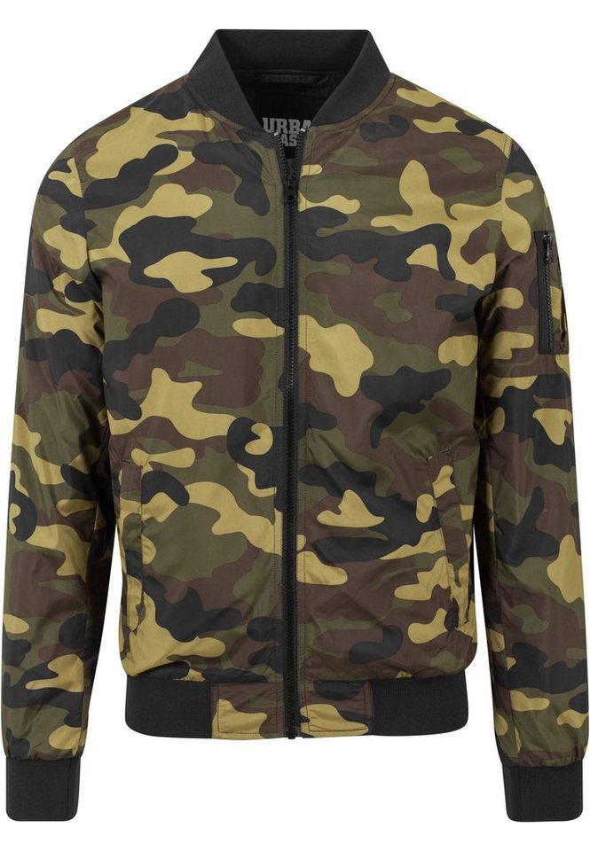 URBAN CLASSICS Allwetterjacke Urban Classics Herren Light Camo Bomber Jacket (1-St) von URBAN CLASSICS