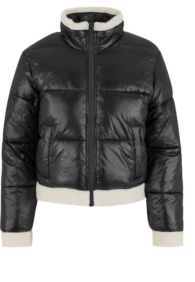 URBAN CLASSICS Allwetterjacke Urban Classics Ladies Recycled Shiny Puffer Sherpa Jacket (1-St) von URBAN CLASSICS