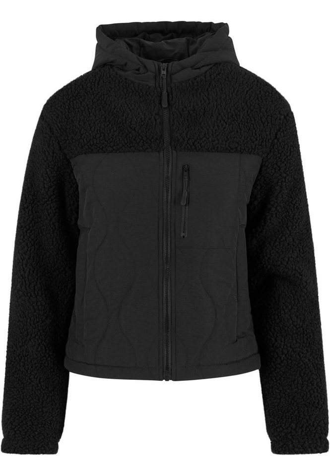 URBAN CLASSICS Allwetterjacke Urban Classics Ladies Sherpa Crinkle Nylon Mix Jacket (1-St) von URBAN CLASSICS