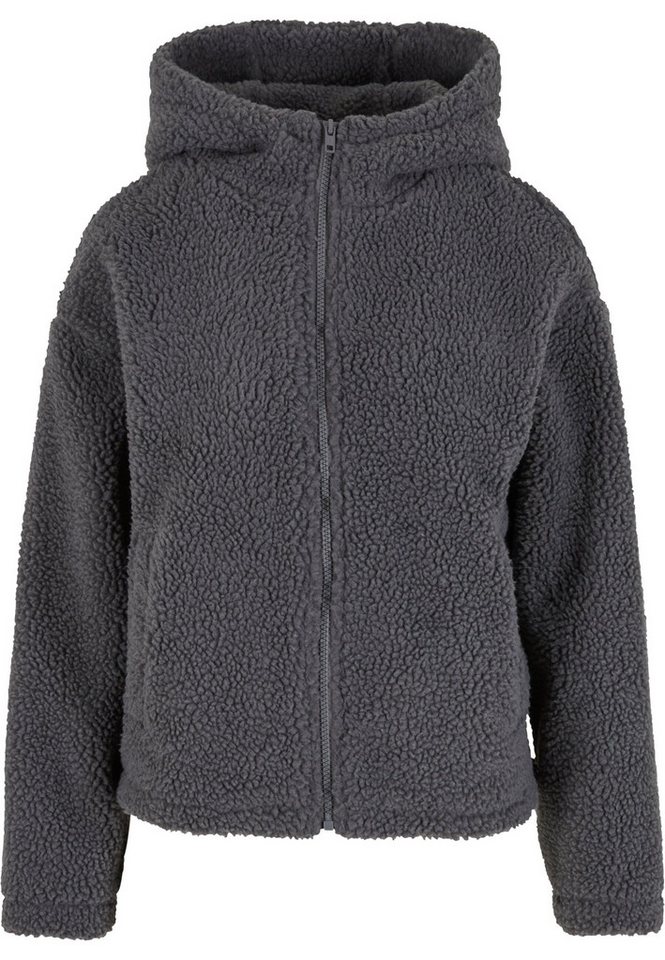 URBAN CLASSICS Allwetterjacke Urban Classics Ladies Short Hooded Sherpa Jacket (1-St) von URBAN CLASSICS