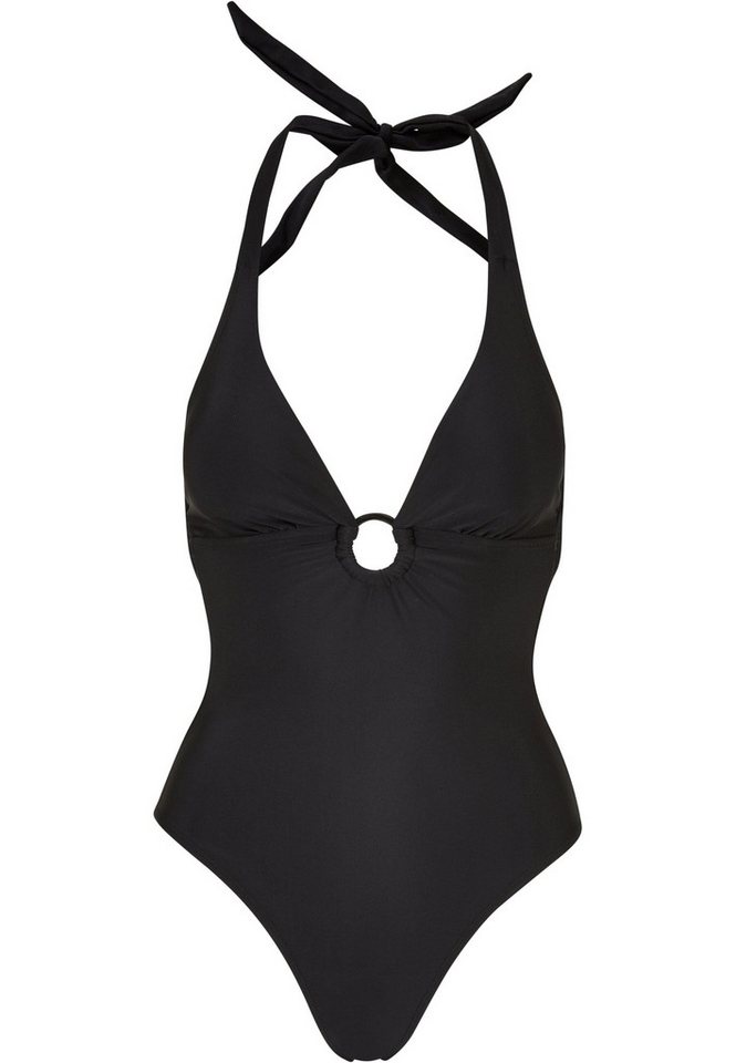 URBAN CLASSICS Badeanzug Urban Classics Damen Ladies Recycled Neckholder Swimsuit von URBAN CLASSICS