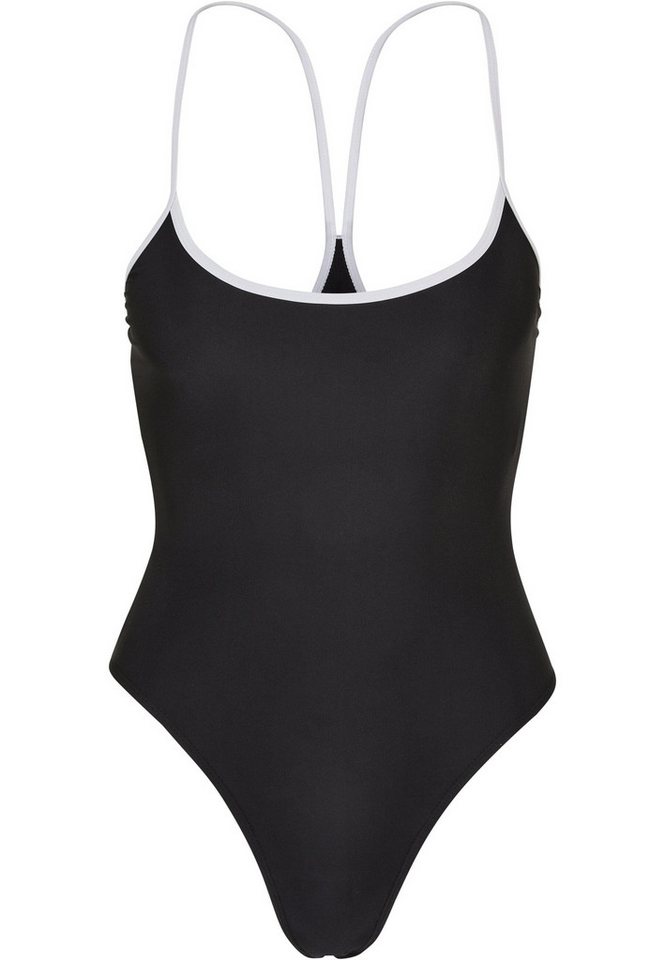URBAN CLASSICS Badeanzug Urban Classics Damen Ladies Recycled Retro Swimsuit von URBAN CLASSICS