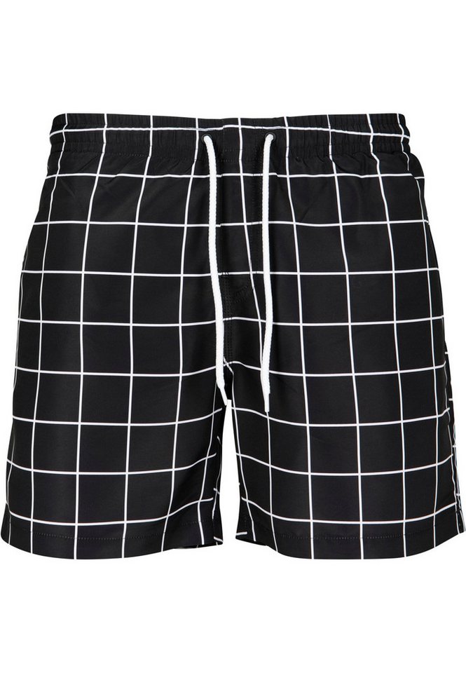 URBAN CLASSICS Badeshorts Urban Classics Herren Check Swim Shorts von URBAN CLASSICS